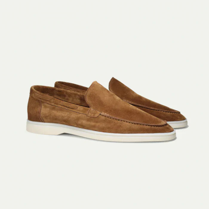 Milan – Mocassins de luxe en daim faits main pour homme