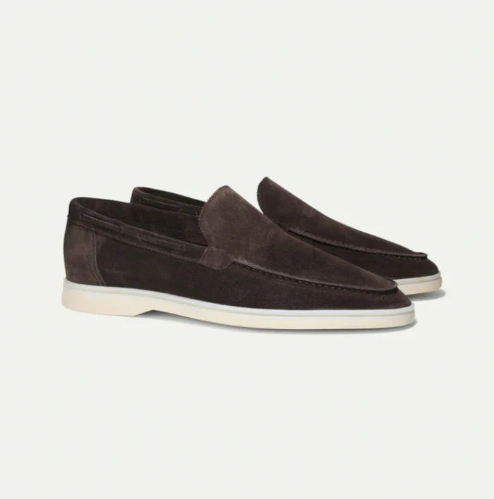 Milan – Mocassins de luxe en daim faits main pour homme