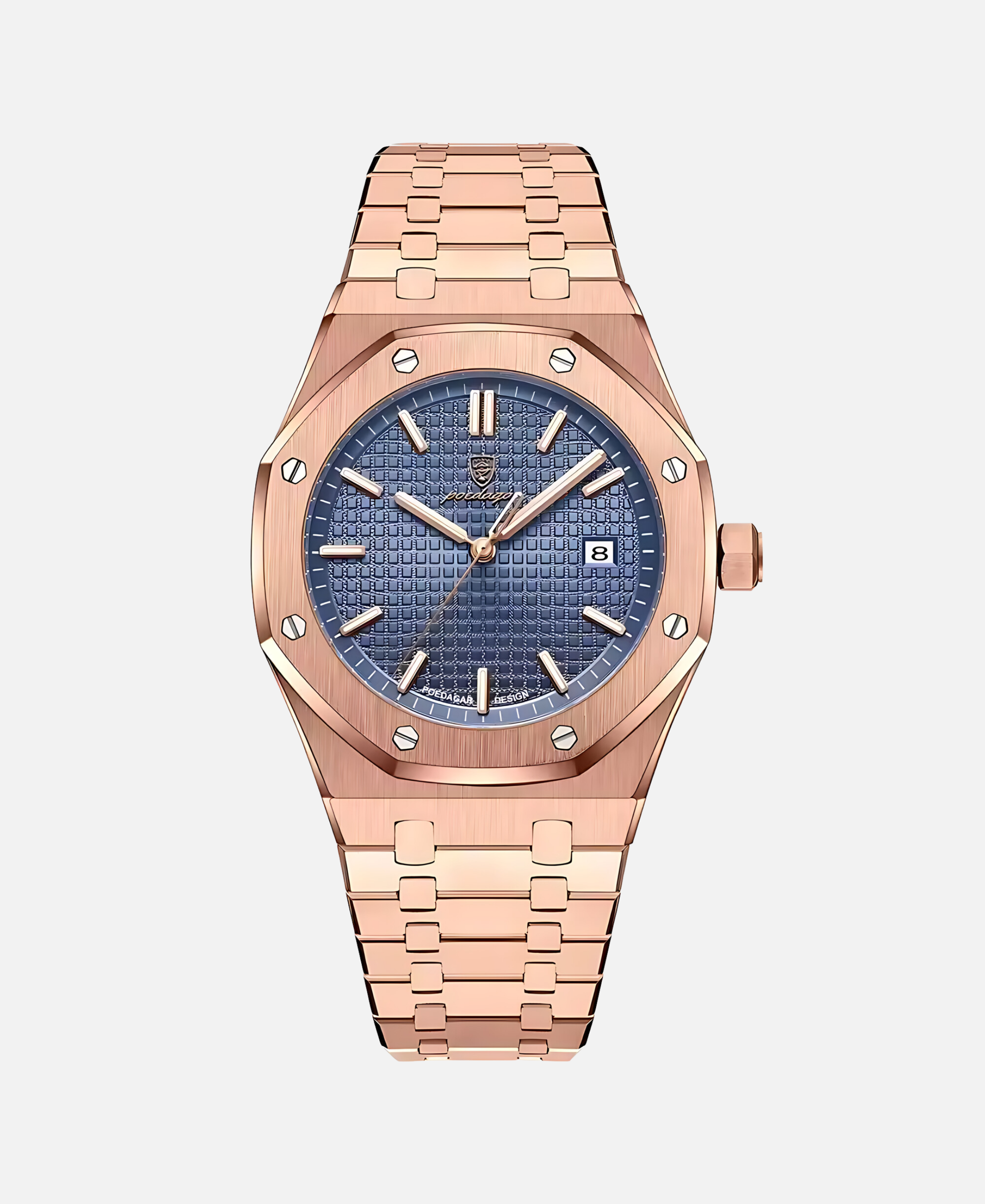 Montre Classique en Acier Inoxydable pour Homme