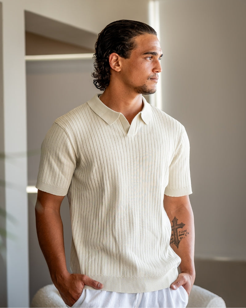 Polo Homme Premium Basic – Élégance Subtile et Confort Haut de Gamme