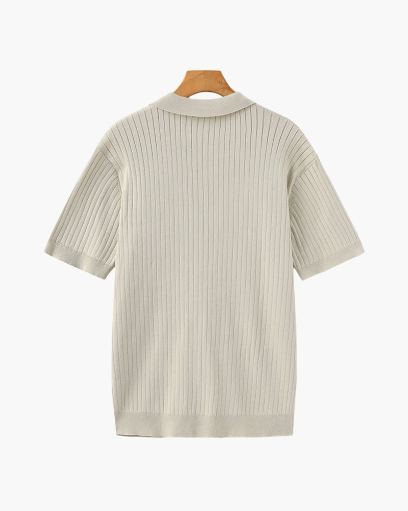 Polo Homme Premium Basic – Élégance Subtile et Confort Haut de Gamme