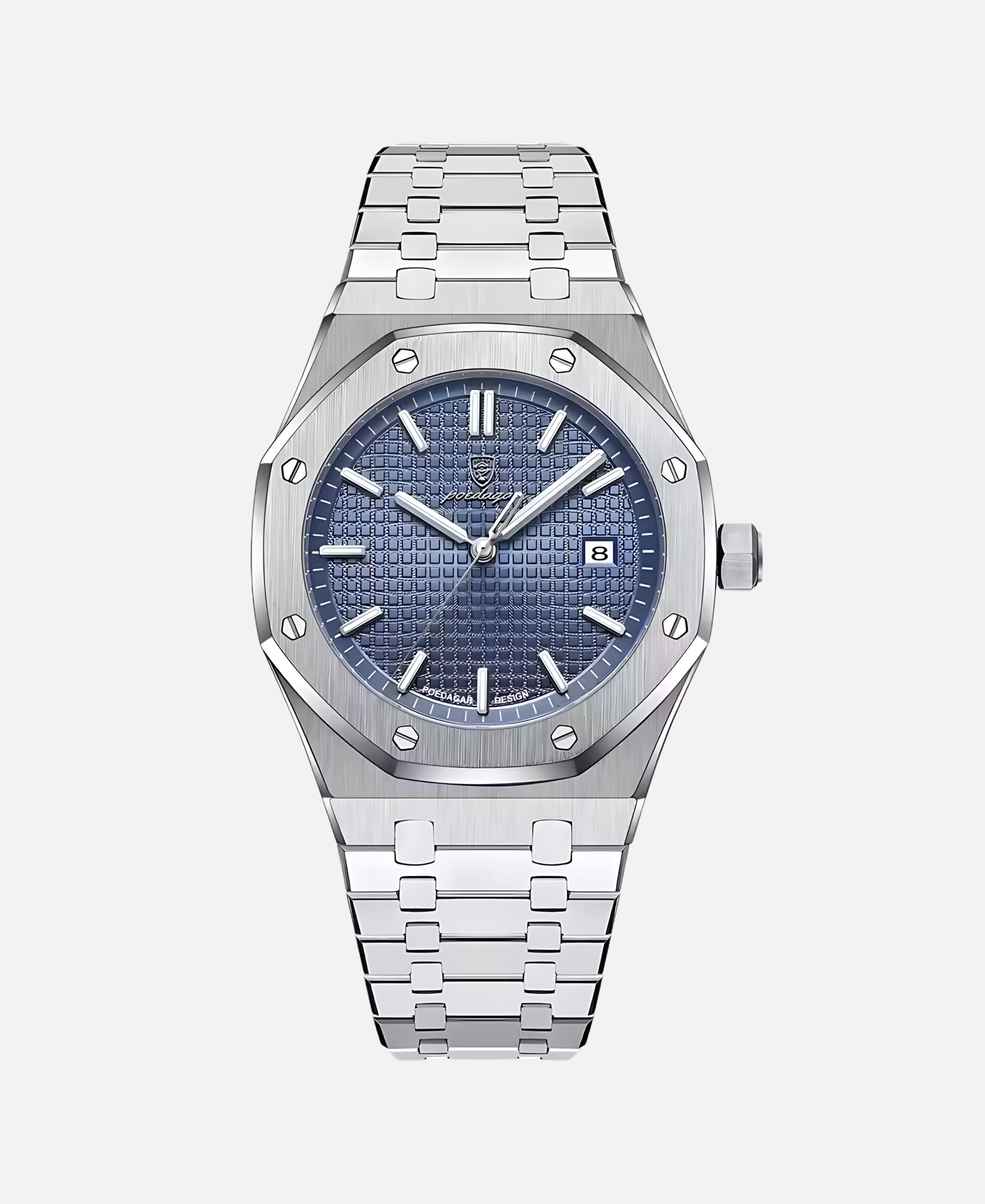 Montre Classique en Acier Inoxydable pour Homme