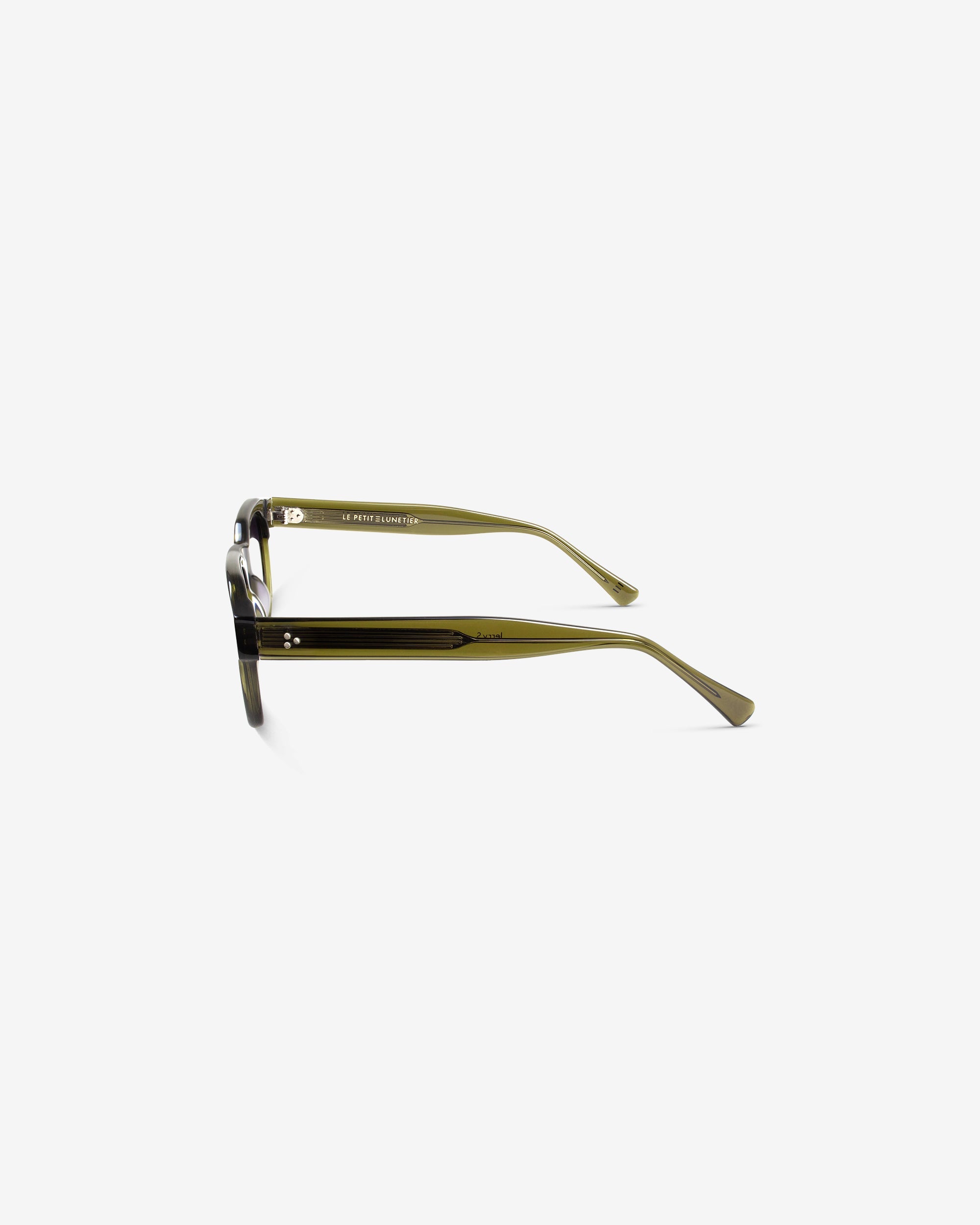 Lunettes de soleil gris vert – Forme pantos