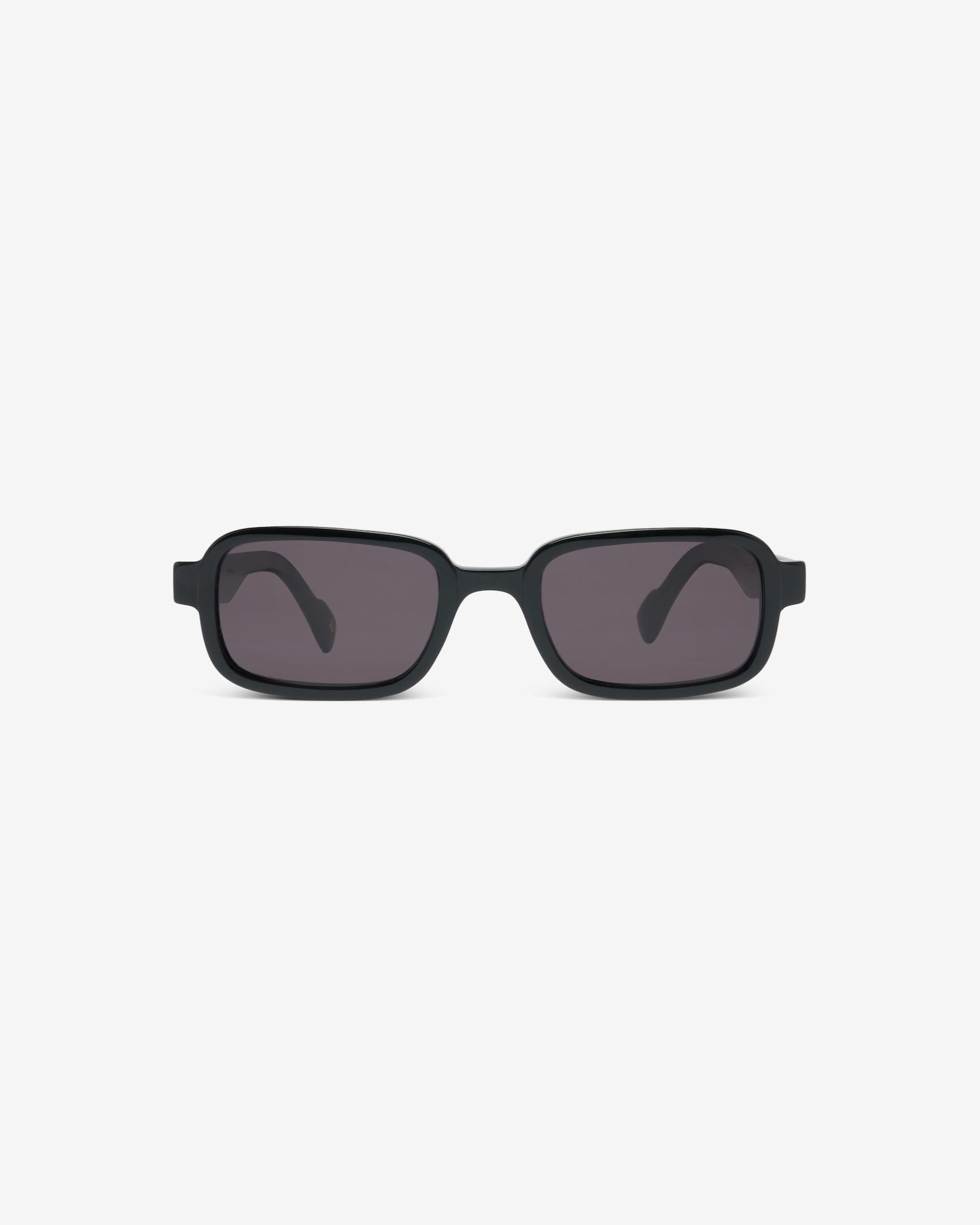 Clint Noir – Lunettes de Soleil Rectangulaires Unisexe