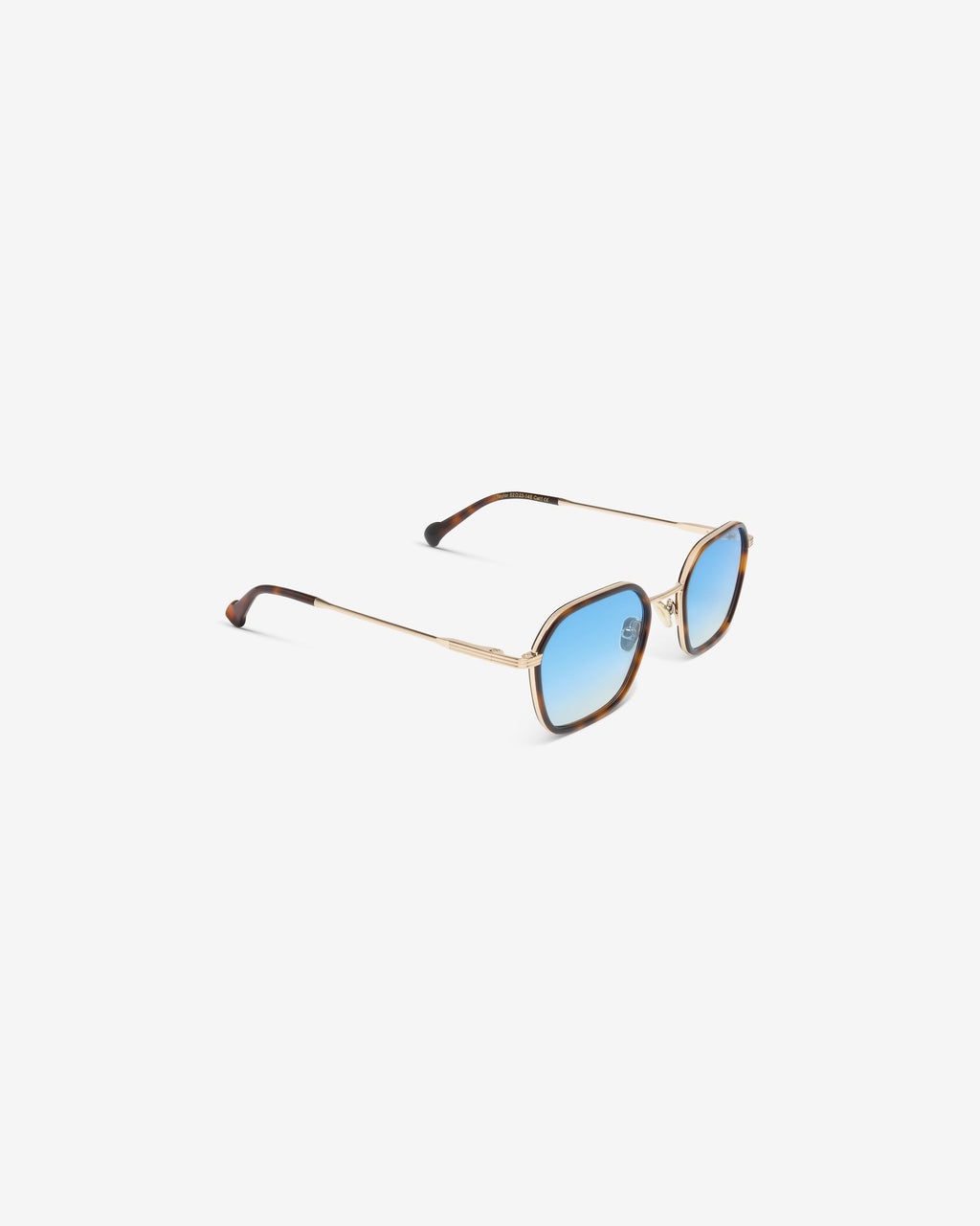 Taylor Écaille Bleu – Lunettes de Soleil Unisexe, Forme Pantos