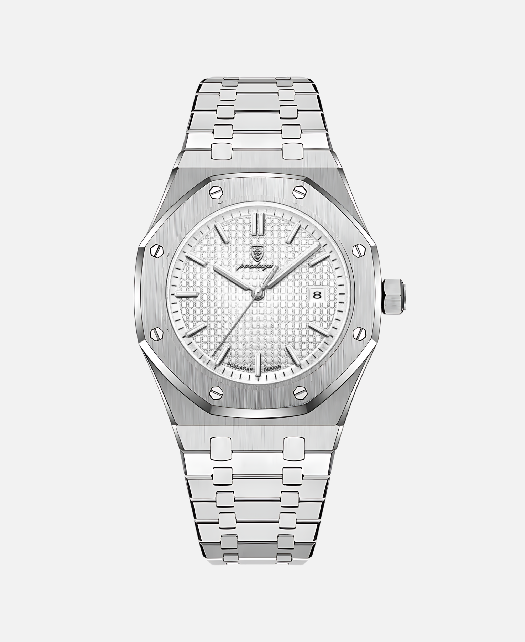 Montre Classique en Acier Inoxydable pour Homme