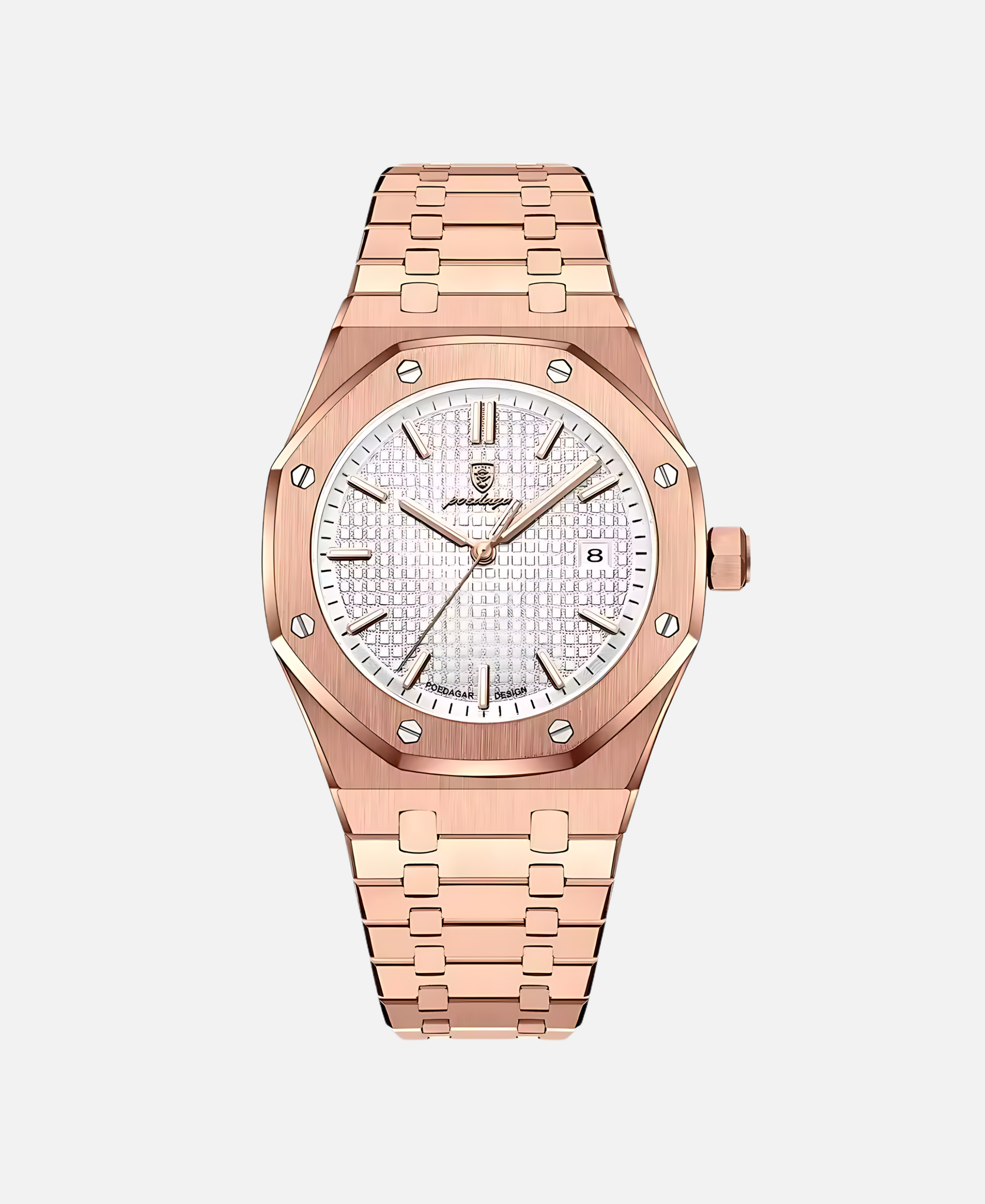 Montre Classique en Acier Inoxydable pour Homme