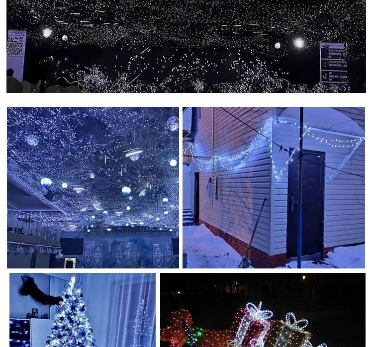 Luzes de Fadas Natalinas à Prova d'Água – Encanto e Magia