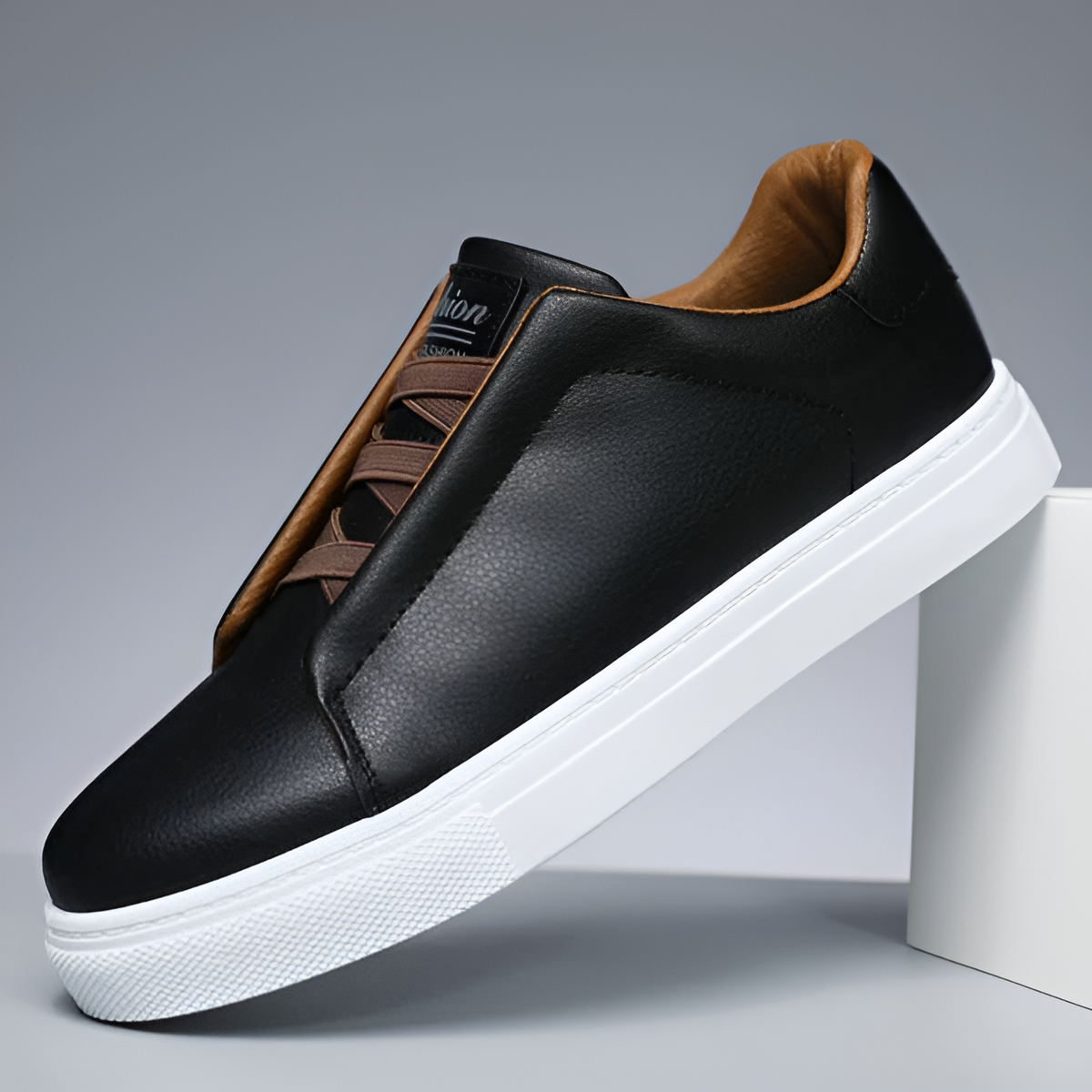 Baskets en Cuir Classiques pour Homme