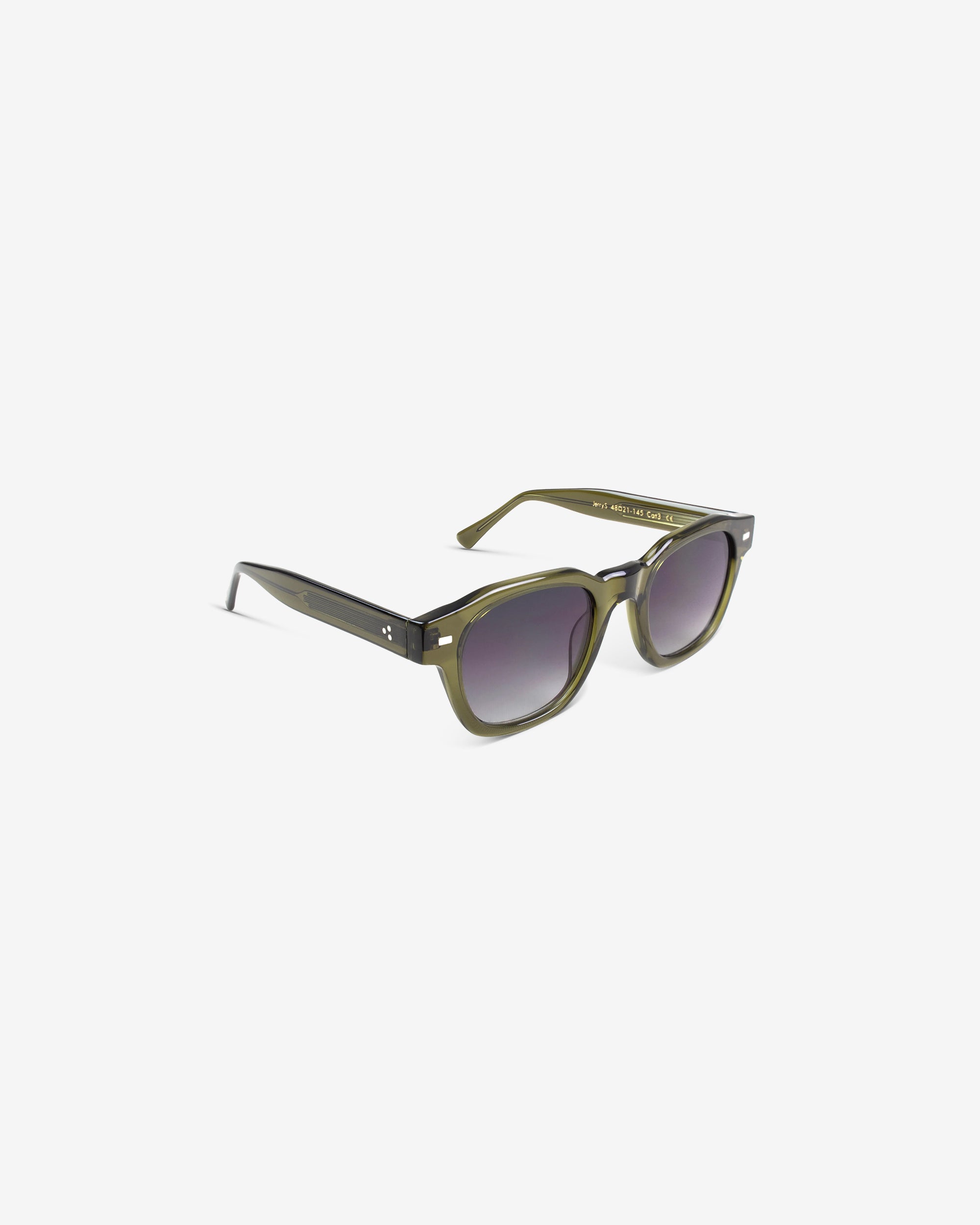 Lunettes de soleil gris vert – Forme pantos