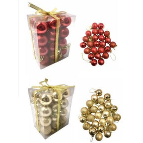 Bola De Natal 48 Peças|4CM Decoração de Natal